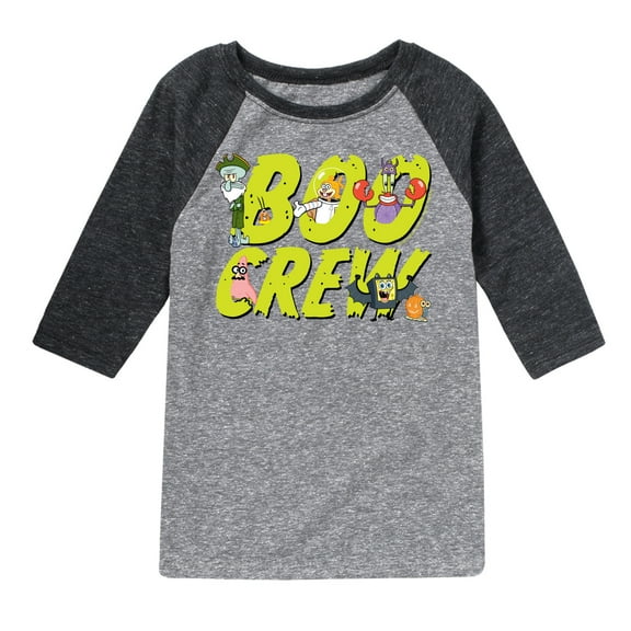 SpongeBob SquarePants - Boo Crew - Toddler & Youth Raglan Graphic T-Shirt
