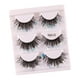 thumbnail image 5 of 3 pares de Pestañas postizas jinwen luminosas decorativas color brillante dramático Azul, 5 of 8