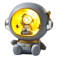 thumbnail image 2 of Astronaut Figurines Money Box Outer Space Action Figure Statue Night Light Spaceman Desktop Ornament Astronaut Party Children Gifts Home Decorations Gris B Soledad Estatua de astronauta de resina, 2 of 9