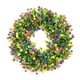 thumbnail image 2 of Corona Primavera Verano | Guirnalda de hojas y ranúnculos coloridos de 15" | Colgante decorativo de plástico para puerta de entrada | Decoración de entrada vibrante para el hogar | Atractivo, 2 of 5