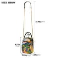 thumbnail image 2 of FORMRS Crossbody Bag for Women Quilted Travel Shoulder Cell Phone Purse with Chain Strap Handbag, Art Path, 2 of 7
