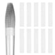 thumbnail image 1 of Supvox 100pcs 6x1.1cm Pinceles de maquillaje Pen Guard Protector Set Reutilizable expandible maquillaje herramienta malla cubierta de malla, 1 of 6