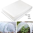 thumbnail image 3 of Clear Greenhouse Plastic Sheeting UV Resistant, 10ft x 20ft Transparent Tarp Cover for Garden Farm Plant Protector White Size:M, 3 of 3