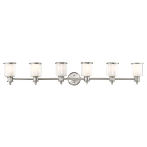 Livex Lighting - Middlebush - 6 Light Bath Vanity in New Traditional Style - 55