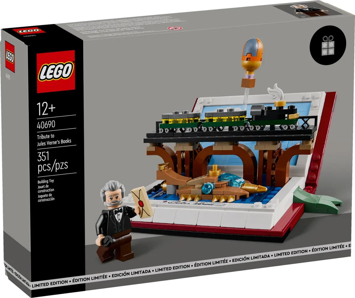 Free Shipping LEGO 40690 Tribute to Jules Verne s Books 351pcs Limited Edition Walmart