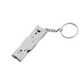 thumbnail image 2 of 150 Decibel Hiking Sport Stainless Steel Emergency Survival Double Tube Whistle, 2 of 8