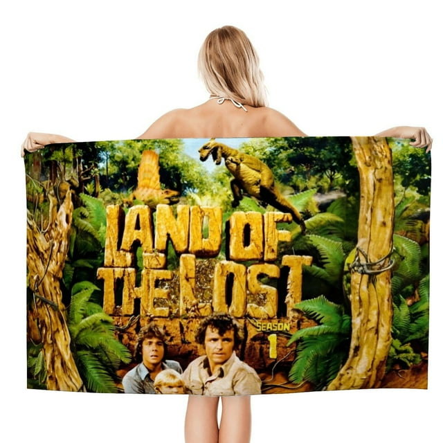 La Tierra Perdida Toalla de playa de secado rápido con diseño temático, regalo para mujeres y niñas, ideal para cumpleaños, fans, amantes de la música, uso en la playa o al aire libre, 78 × 160 cm
