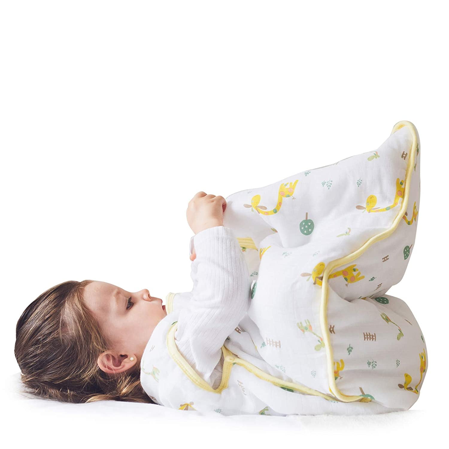 Momcozy Baby Wearable Blanket, Super Soft Muslin Sleep Bag Sack with 2-Way  Zipper, 2 in