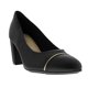 thumbnail image 4 of Zapatillas Ángela color negro tacón cuadrado y detalle dorado 22.5 Dorothy Gaynor Zapatillas Ángela color negro tacón cuadrado y detalle dorado 22.5, 4 of 6