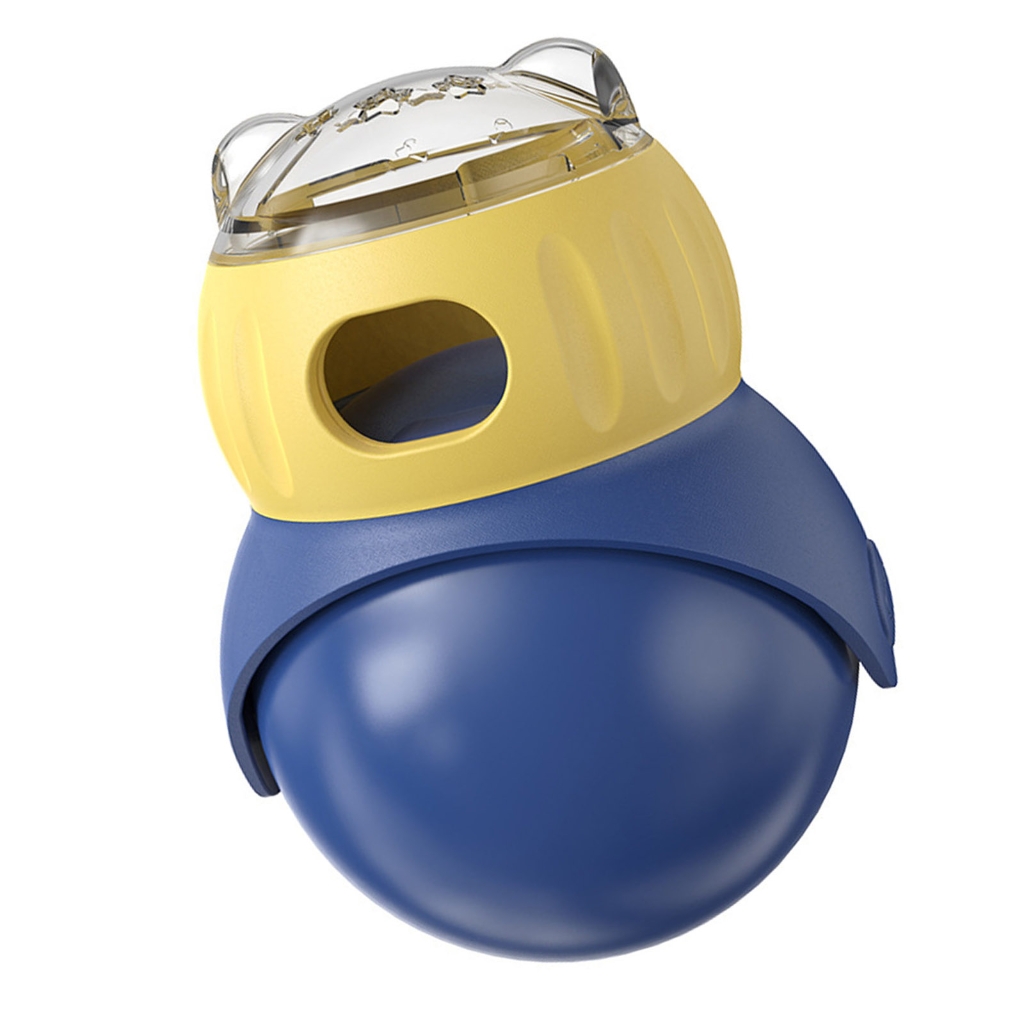 Dog Treat Dispensing Toy Ball Shape Leaking Food Slow Feeder Puzzle Interactive Pet Training Pet Game