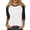 Black, variant on kaondbfi Summer Tops for Women Women's Crew Neck 3/4 Sleeve Printed T Shirt Casual Top Womens Essentials Fashion Clothing