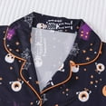 thumbnail image 5 of Women's Pajama Sets Halloween Two Piece Satin Pajamas for Women Halloween Button Down Short Pajama Set for Women Lounge Sets Halloween Womens Pjs, 5 of 8
