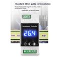 thumbnail image 2 of LED Rail Thermostat DC8-24V 2-Way Relay Din Rail Mounted Controller A, 2 of 5