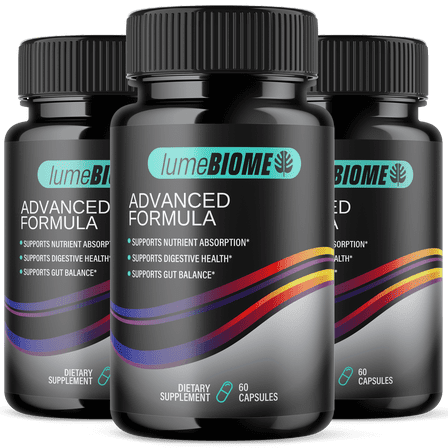 Lume Biome Gut Health Pills Advanced Formula Digestion Support LumeBiome 180 Capsules