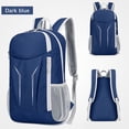 thumbnail image 2 of Mochila Para Acampar Mochila de nylon para acampar Transpirable a prueba de agua para hacer ejercicio Fitness (Azul oscuro), 2 of 6