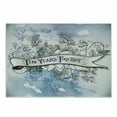 thumbnail image 1 of Anniversary Cutting Board, Creative Sketch Artwork with Leaves and 10 Years Together Lettering on Ribbon, Decorative Tempered Glass Cutting and Serving Board, in 3 Sizes, by Ambesonne, 1 of 2