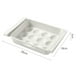 thumbnail image 3 of Caja de almacenamiento de clara de huevo de alimentos para refrigerador, estante de cajón de nevera, caja de almacenamiento de huevos de 12 rejillas para cocina Xemadio LN-0823, 3 of 8