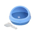 thumbnail image 3 of STARTIST Cat Litter Boxes Durable Enclosed Cats Litter Pan for Kitten Pet Birthday Kitty Blue, 3 of 9
