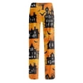 thumbnail image 6 of Womens Lounge Pants Halloween Spooky Print Elastic Waist Comfy Pjs Casual Bottoms, 6 of 6