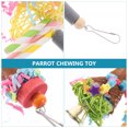 thumbnail image 4 of Wooden Bird Chewing Toys for Playing Assorted Color Safe for Parrots and Birds to Chew 4pcs, 4 of 9