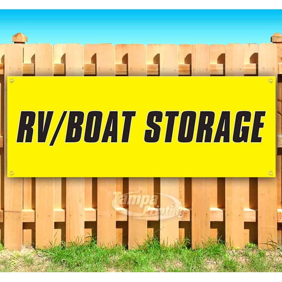 Rv Boat Storage 13 oz Vinyl Banner With Metal Grommets