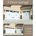 thumbnail image 4 of Household Essentials Hinge-It Magnetic Decorative Garage Door Accents, Black, 4 of 5