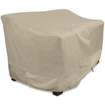 Eevelle Patio Bench Cover  Marinex Marine Grade Fabric Durable 600D Polyester - Outdoor Bench Covers, Durable Lawn Patio Loveseat Cover, All-Weather Protection - 33"H x 87"L x 32.5"W, Khaki