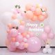 thumbnail image 3 of Pastel Pink Balloons Garland - 100Pcs 18/12/5 Inch Pastel Pink Balloons Different Sizes, Macaron Light Pink Balloons Arch for Girl Baby, 3 of 4