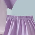 thumbnail image 5 of TOWED22 Baby Boy Clothes Summer Outfits 2PC Short Sleeve Round Neck T-Shirt with Pocket Shorts Set(Purple,8-9 Y), 5 of 8