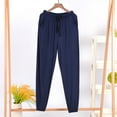 thumbnail image 2 of Dpytoraw Mens Pajama Pants Home Pants Thin Elongated Oversized Casual Loose Sports Pants, 2 of 4