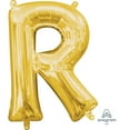 thumbnail image 1 of Anagram International Party-Eh! Gold Letter R Balloon, 1 of 4