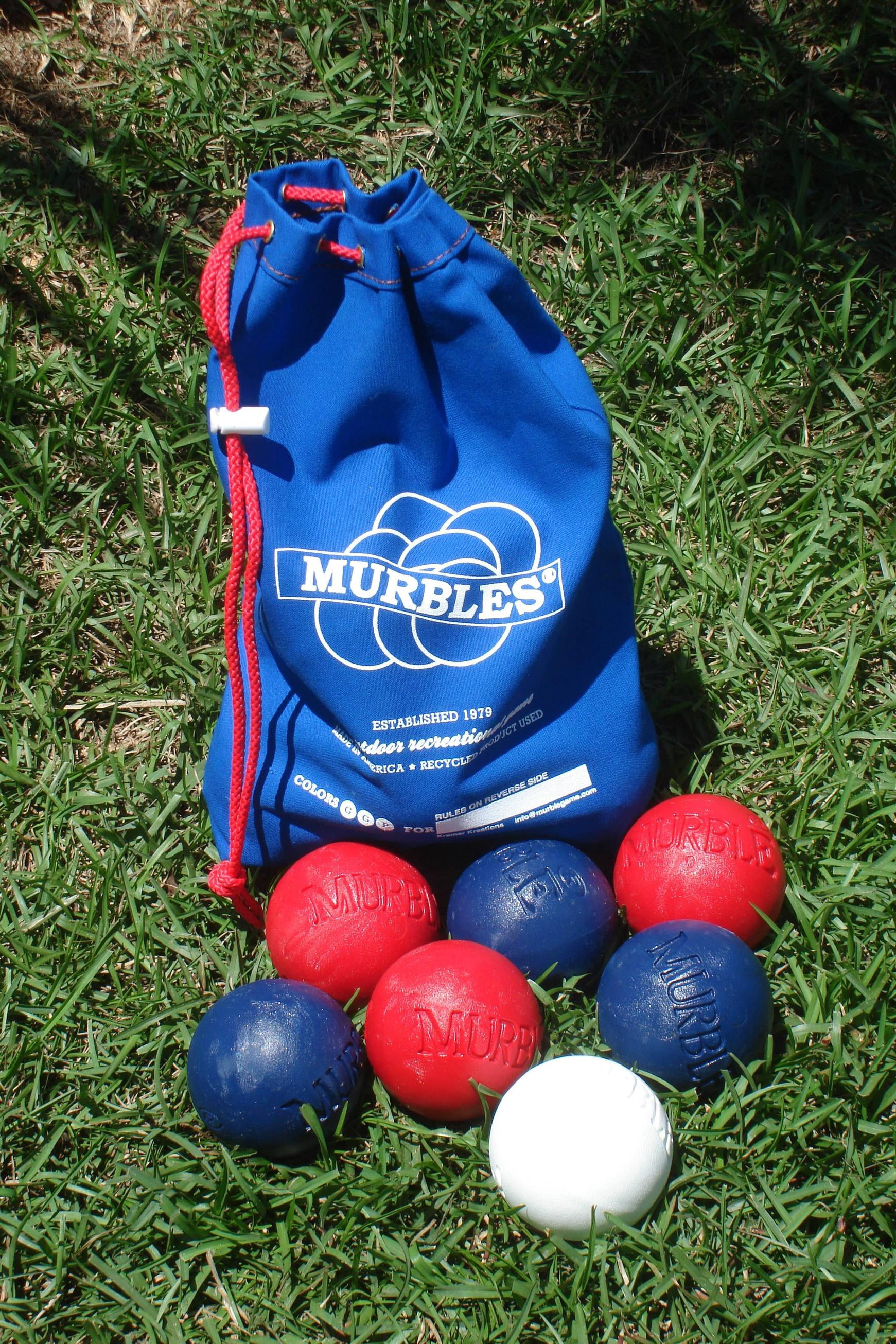 The Murbles Outdoor Game 2 Player Set - Red, White, Blue
