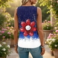 thumbnail image 5 of Noric Women's Sleeveless Tank Tops 4th of July Print O-Ring Cutout Loose Fit Casual Summer Tops, 5 of 7