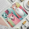 thumbnail image 2 of Alpaca Printed Gaming Mousepad Desk Pad, Square 8.3x9.8 Inch Non-Slip Rubber Bottom Mouse Mat for Office and Gaming, 2 of 6