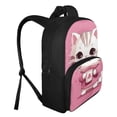 thumbnail image 2 of FOR U DESIGNS Lovely Pink High School Backpacks Junior High School Bags Preppy Shoulder Backpack with Smooth Zipper Cat School Supplies for Girls Children, 2 of 7