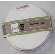Geffen Baby Reusable Nursing Pads, 3-Pair Set, Soft Jersey, Hemp/Organic Cotton Blend