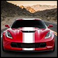thumbnail image 2 of Sticker Connection | Fender Stripes Hash Marks | Vinyl Decal Universal for Car Truck Sticker Racing Stripe | 7"x20" (Red), 2 of 4