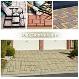 Curated visual reference: Visual Reference: Jaxpety 2 Pack Garden Paver Mold Concrete Paver Stepping Stone