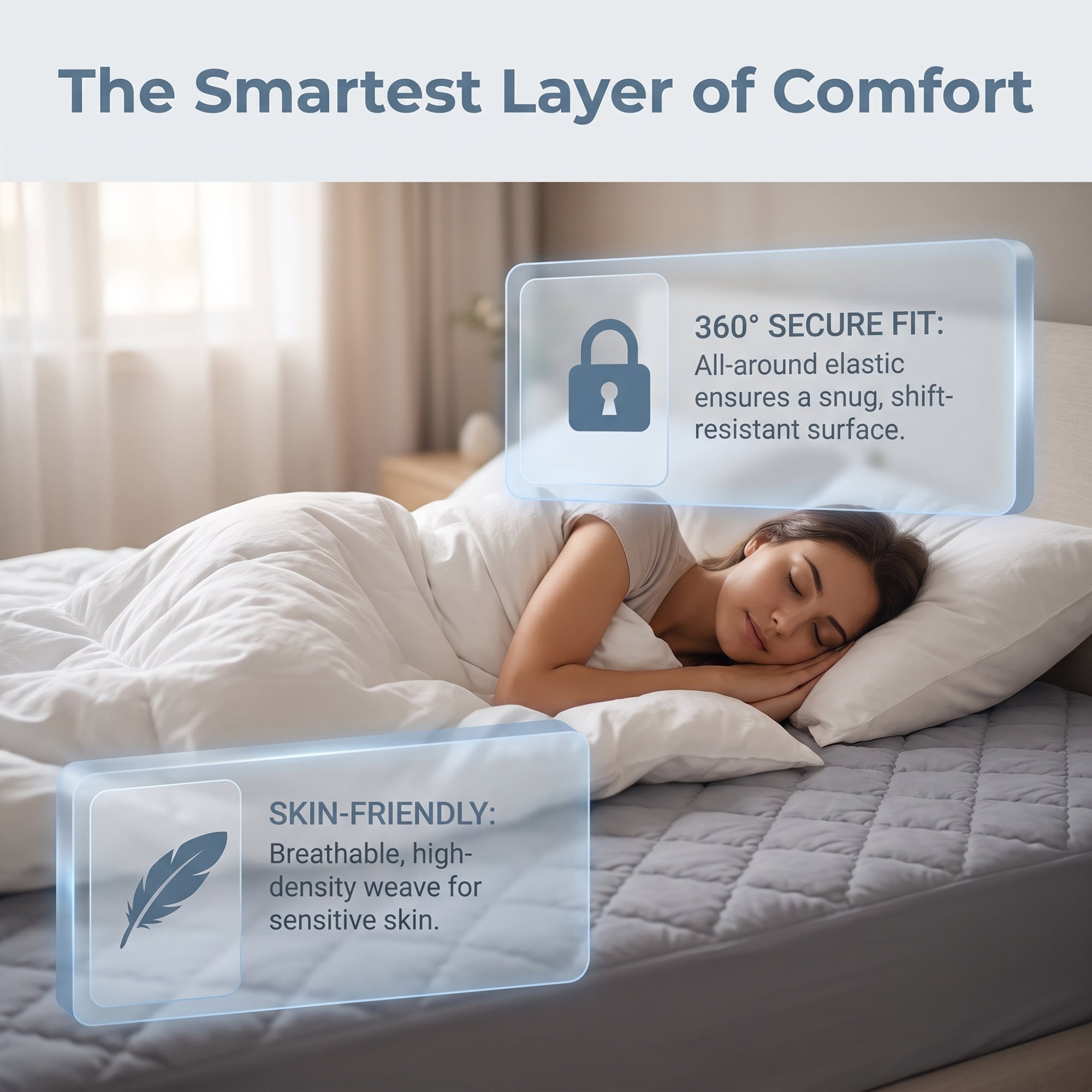 Unique Bargains Fitted Sheet Polyester Bed Sheets with Diamond Grid Design Grey 60.2"x79.9"