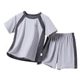 thumbnail image 5 of Jamsmile Toddler Girls Sets Sports Outfits Athletic Short Sleeve Tees And Shorts Gym 2 Piece Set Kids Girls Tracksuits, 5 of 5