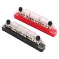 thumbnail image 1 of Power Distribution Block, 10 Way Power Distribution Block Bus Bar M6 Studs M4 Screw Terminals For Car Truck Marine Boat Yacht, 1 of 8