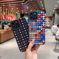 thumbnail image 6 of Love Heart Colorful Embossed Soft Case for Women Girls Compatible with iPhone Case (Colorful Heart,iPhone 12), 6 of 7