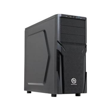 Thermaltake Versa H21 Mid Tower Computer Case with USB 3.0 and All-Black Interior(CA-1B2-00M1NN-00)