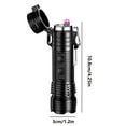 thumbnail image 3 of Flashlight Multi-Function Waterproof Rechargeable Lighter with LED Light for Outdoor Camping Emergency Use, 3 of 8