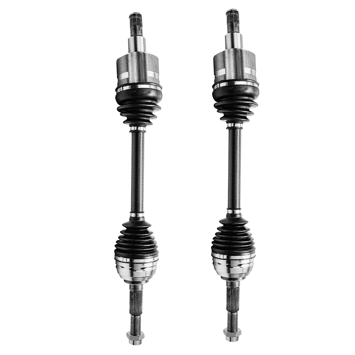 Detroit Axle - 4WD Front Left & Right CV Axle Shafts Upper Ball Joints for Chevy Trailblazer GMC Envoy Isuzu Ascender - 4pc Set