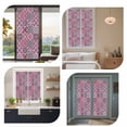 thumbnail image 7 of Vintage Middle Century Window Privacy Film, Abstract Bohemia Style Aztec Pink Static Cling UV Sun Blocking Heat Control Window Tint Day and Night, Non-Adhesive One Way Privacy Cover 17.7''x78.7'', 7 of 7