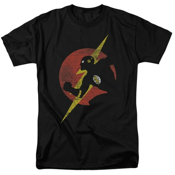 Jla - Flash Symbol Knockout - Short Sleeve Shirt - Medium
