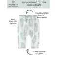 thumbnail image 7 of Honest Baby Clothing Baby Boy or Girl Gender Neutral Organic Cotton Footless Harem Pant, 2 Pack (Newborn-24 Months), 7 of 7