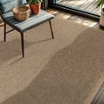 thumbnail image 3 of CAMILSON Easy Jute Rug Indoor Outdoor Farmhouse Area Rugs Herringbone-Natural 4x6, 3 of 9