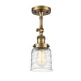 thumbnail image 3 of Innovations Lighting 201F-14-5 Bell Semi-Flush Bell 5" Wide Semi-Flush Ceiling Fixture -, 3 of 5